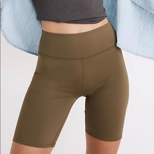 NWT Madewell MWL Form High-Rise 7" Biker Shorts